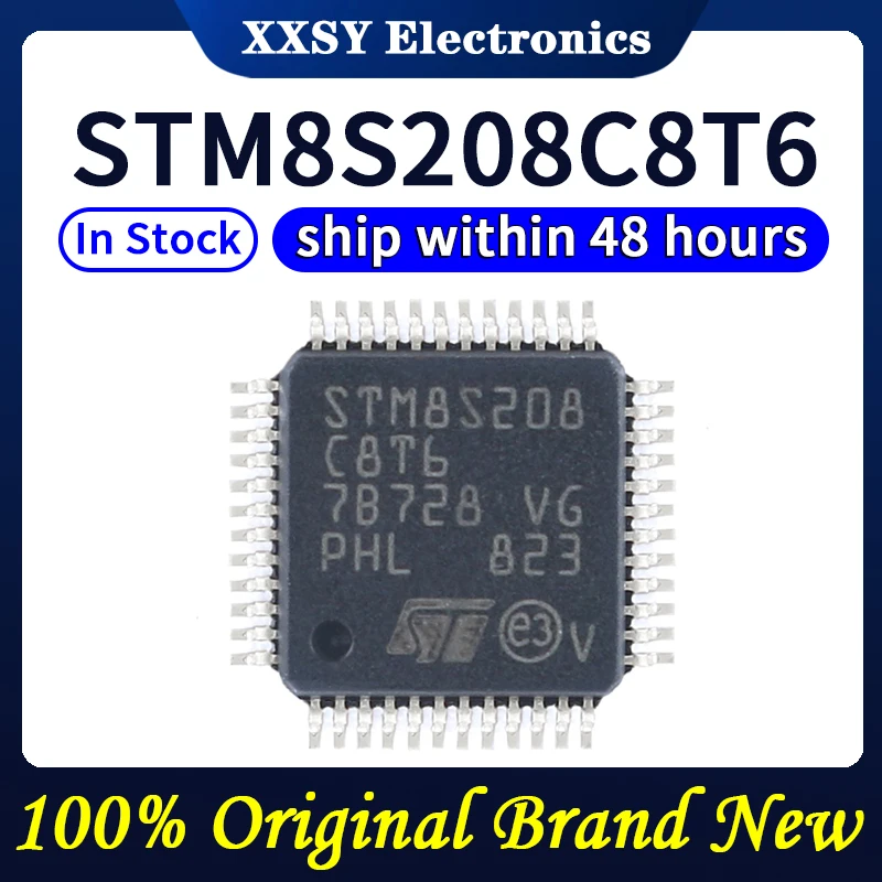 

STM8S208C8T6 100% качественный оригинальный новый