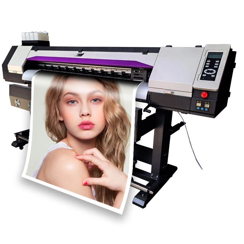 1.6m single head large scale digital inkjet billboard eco solvent printer High productivity vinyl sticker printers