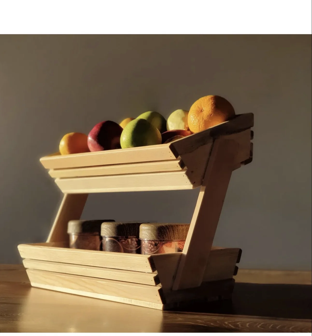 

Wooden Kitchen Basket Rack Wood Organizer Bathroom Shelf Model Pot Rack Basket Box Kitchen Cabinet Storage Holders Spice Home