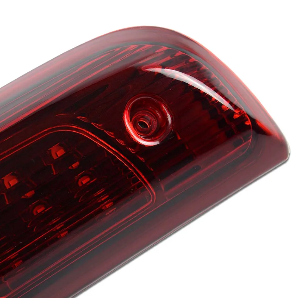 Led الفرامل الذيل ضوء البضائع مصباح صالح ل 2014-18 تشيفي سيلفرادو Gmc سييرا 1500 الخلفية الأحمر عدسة أسود الإسكان عالية جبل وقف