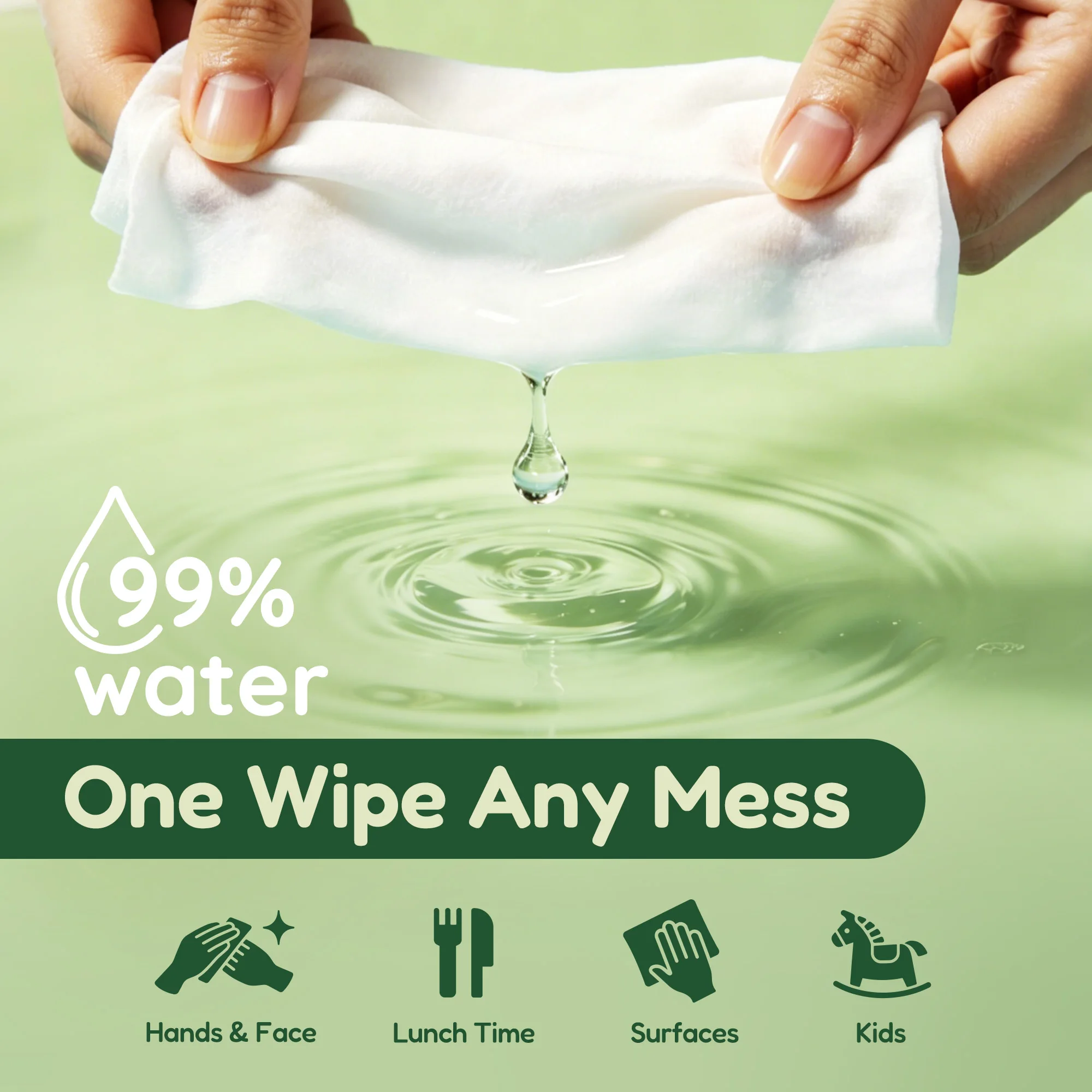 Mini Flushable Wet Wipes 6