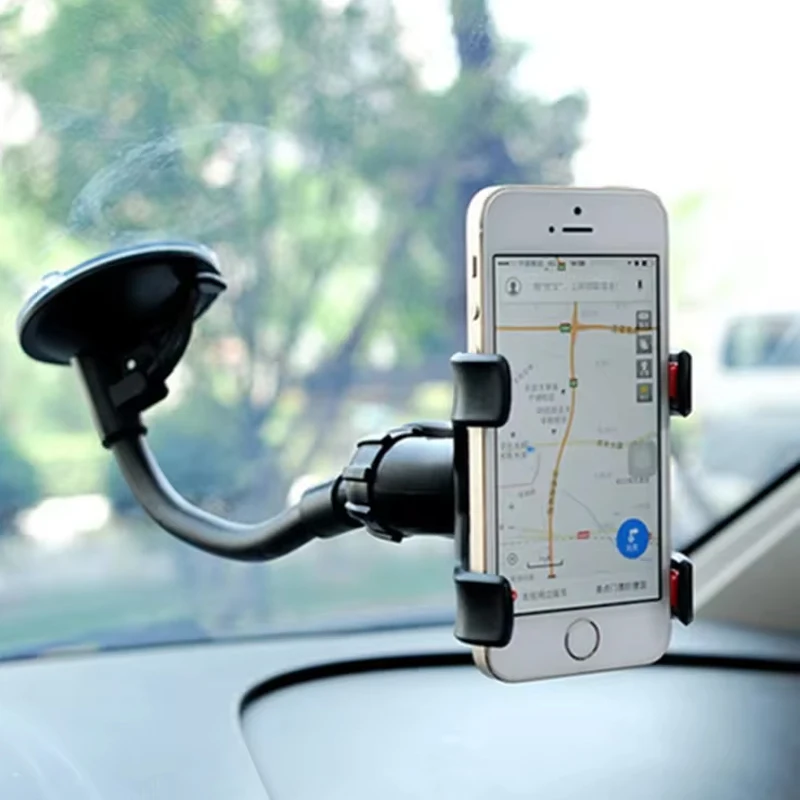 1PCS 360° Rotating Car Phone Holder, Universal Dashboard Mount, Adjustable GPS Phone Stand, Auto Accessories for Phones