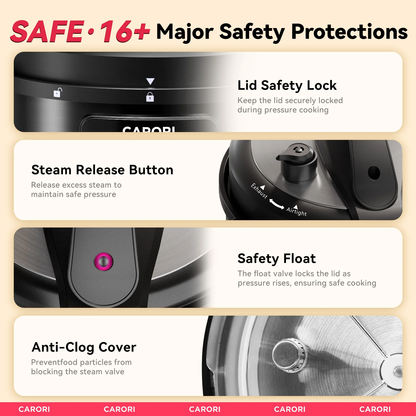 طنجرة ضغط كهربائية 12 في 1 بقدرة 1200 وات، 8 كيو تي، طنجرة ضغط من الفولاذ المقاوم للصدأ، طباخ بطيء لطهي الأرز بالبخار، زبادي #6