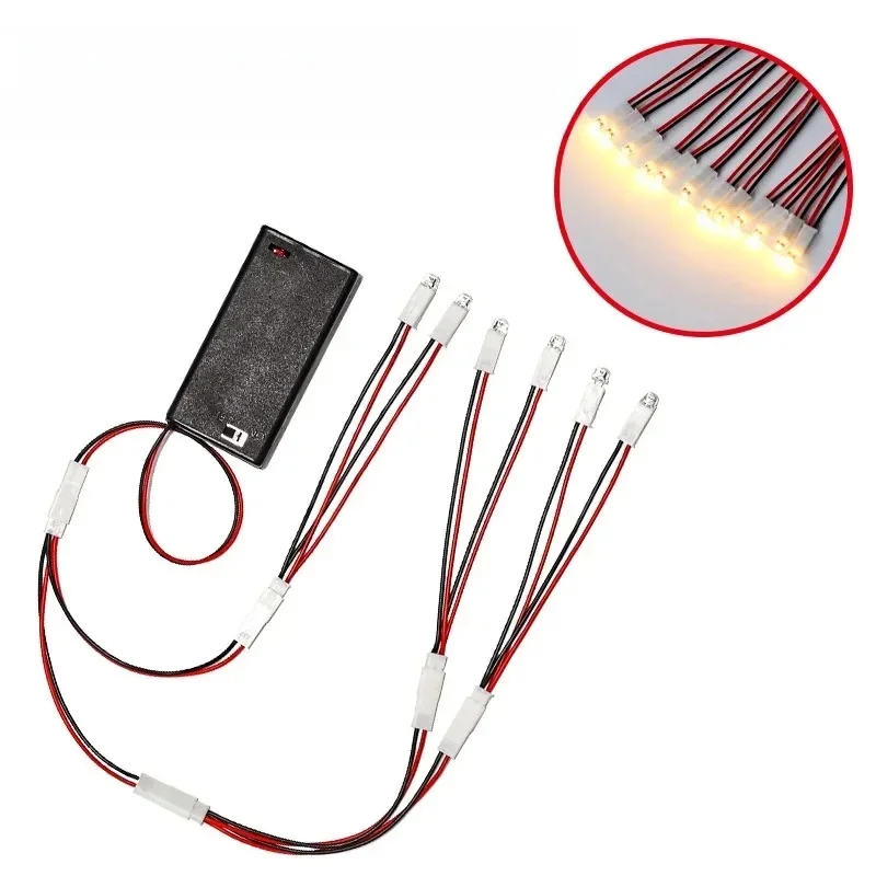 3V Miniatur Led Perlen Kleines Nachtlicht/Birne DIY Modellbau Materialien Spielzeug Puppenhaus Beleuchtung Szene Layout Diorama 1SET