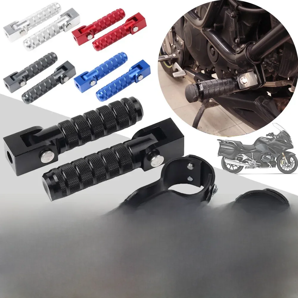 For BMW R1250RT R1200RT R1200 R1250 R 1200 1250 RT 1200RT Accessories Highway Footrest Foot Pegs Pedals Folding Footpegs Clamps