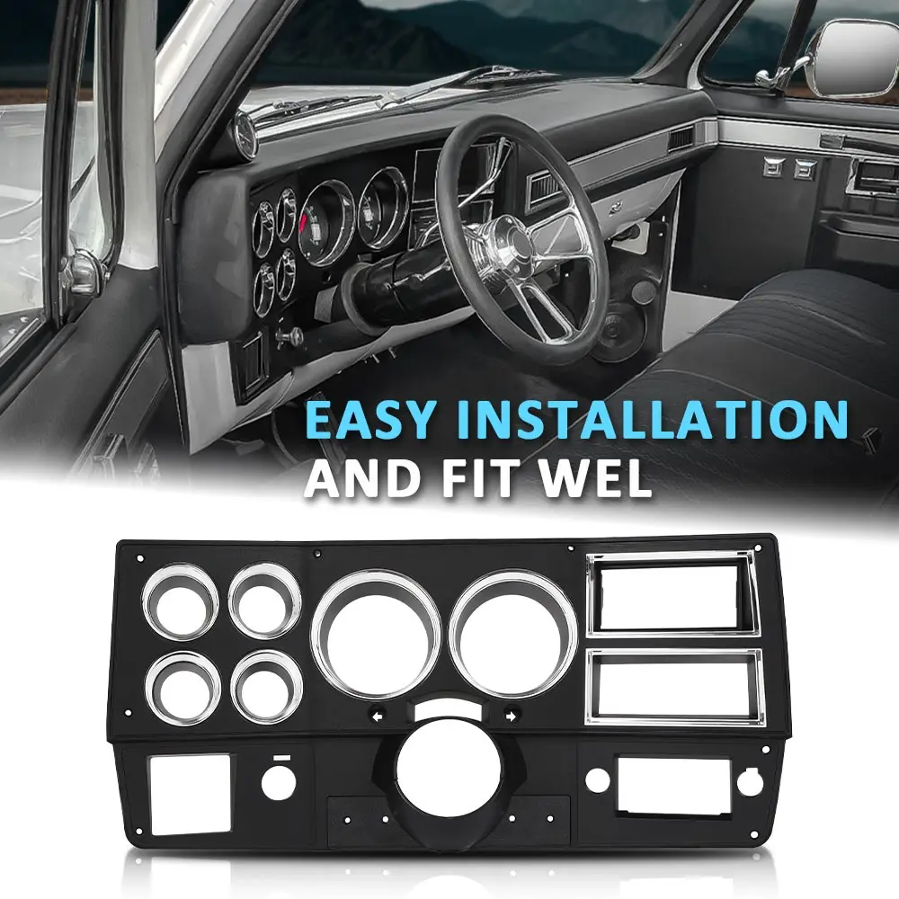 

Рамка приборной панели с кондиционером и нижней крышкой колонки, черная, подходит для грузовика Chevrolet Gmc 1984-1987 годов заменяет Gm # 14057869