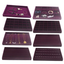 Premium Jewelry Display Organizer Tray Glass Top Showcase for  Anniversary Gifts Elegant Storage Solution for Rings Bracelets