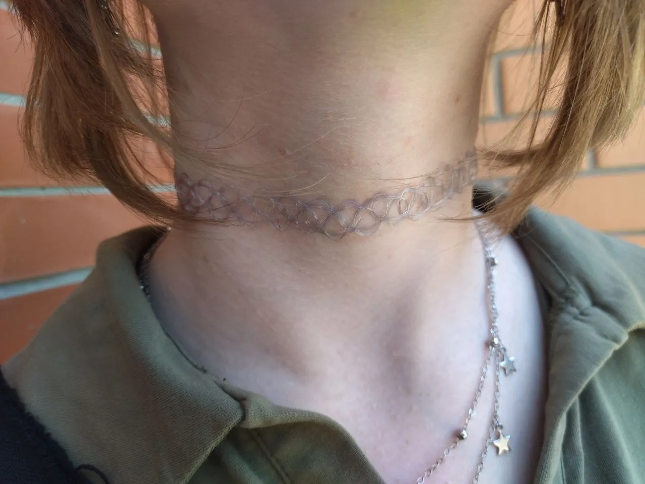 Fashion Gothic Jewellery Stretch Tattoo Choker Vintage Elastic Choker Necklace Retro Necklace Women's Necklace photo review
