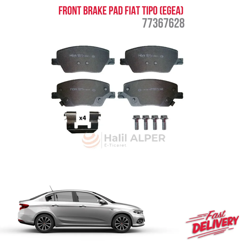 

Для передней тормозной колодки Fiat Tipo (Egea) после 2016 1,3 1,4 1,6 Mjet высокое качество 4 шт. Oem 77367628