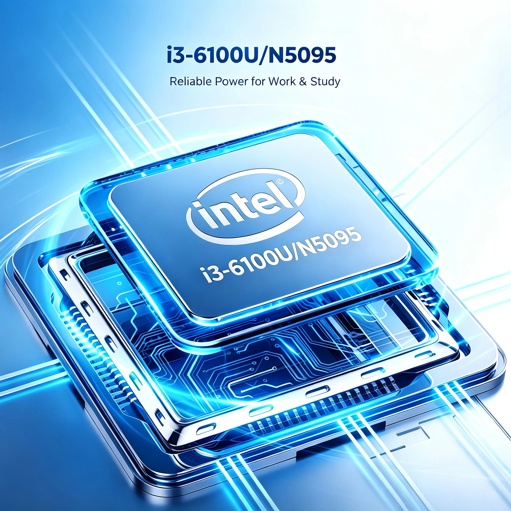 Computadora Portátil Profesional de 14.1' con Windows 11, Intel I3 6100U/N5095, 16GB de RAM, 1TB/2TB SSD, Laptop para Estudio, Notebook, PC Gamer
