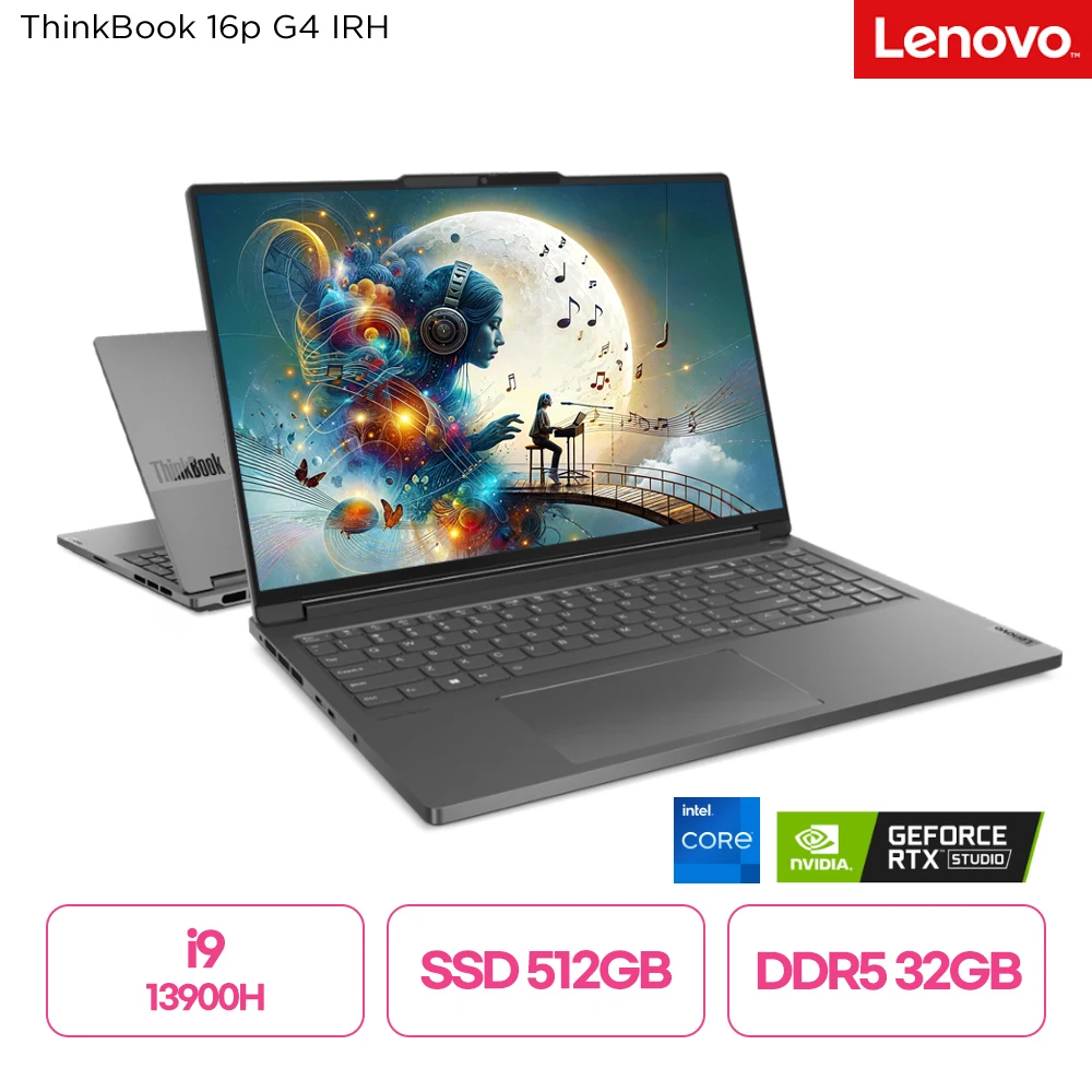 LENOVO ThinkBook 16p G4 INTEL I9-13900H/32GB / 512GB / RTX4060 for working with games and graphics