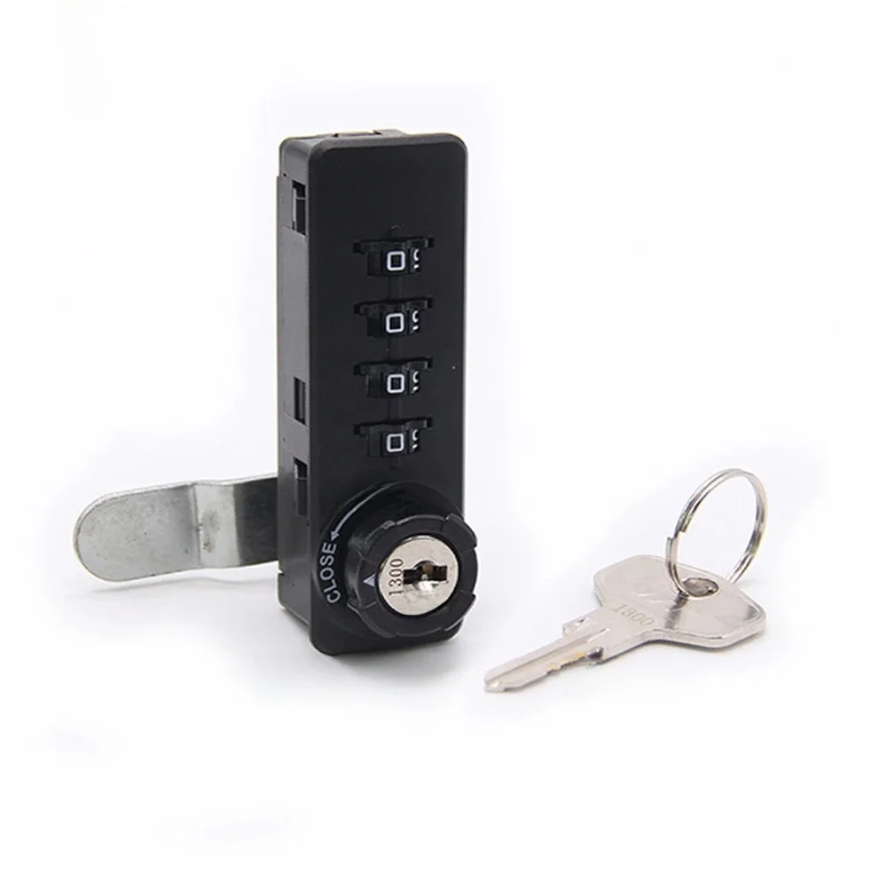 10pcs/lot 4 digits Combination Cam Cabinet Lock Black Convenient Password Security Coded Locks For Box Cabinet Cerradura