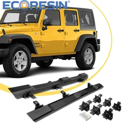 Dla Wrangler Jeep JK formowane 2007-2017 boczne stopnie listwa Nerf Running OE Style Oem czarny 4X4 zewnętrzne akcesoria samochodowe