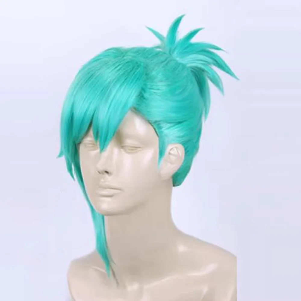 Uta no Prince-sama Cosplay perruque Mikaze Ai bleu clair fibre résistante à la chaleur Anime cheveux accessoire de déguisement