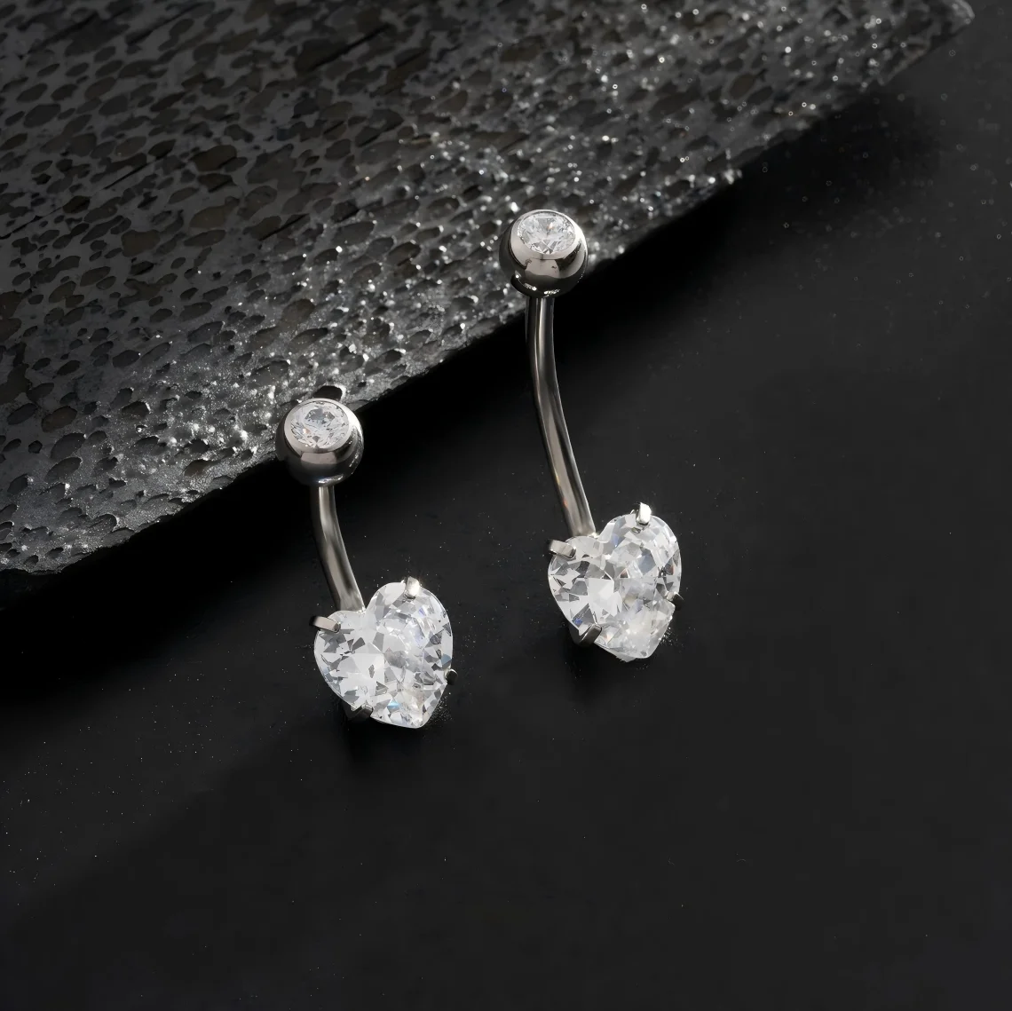 Kolczyki do pępka z tytanu G23 – Body Jewelry Implant Grade recenzja i cena