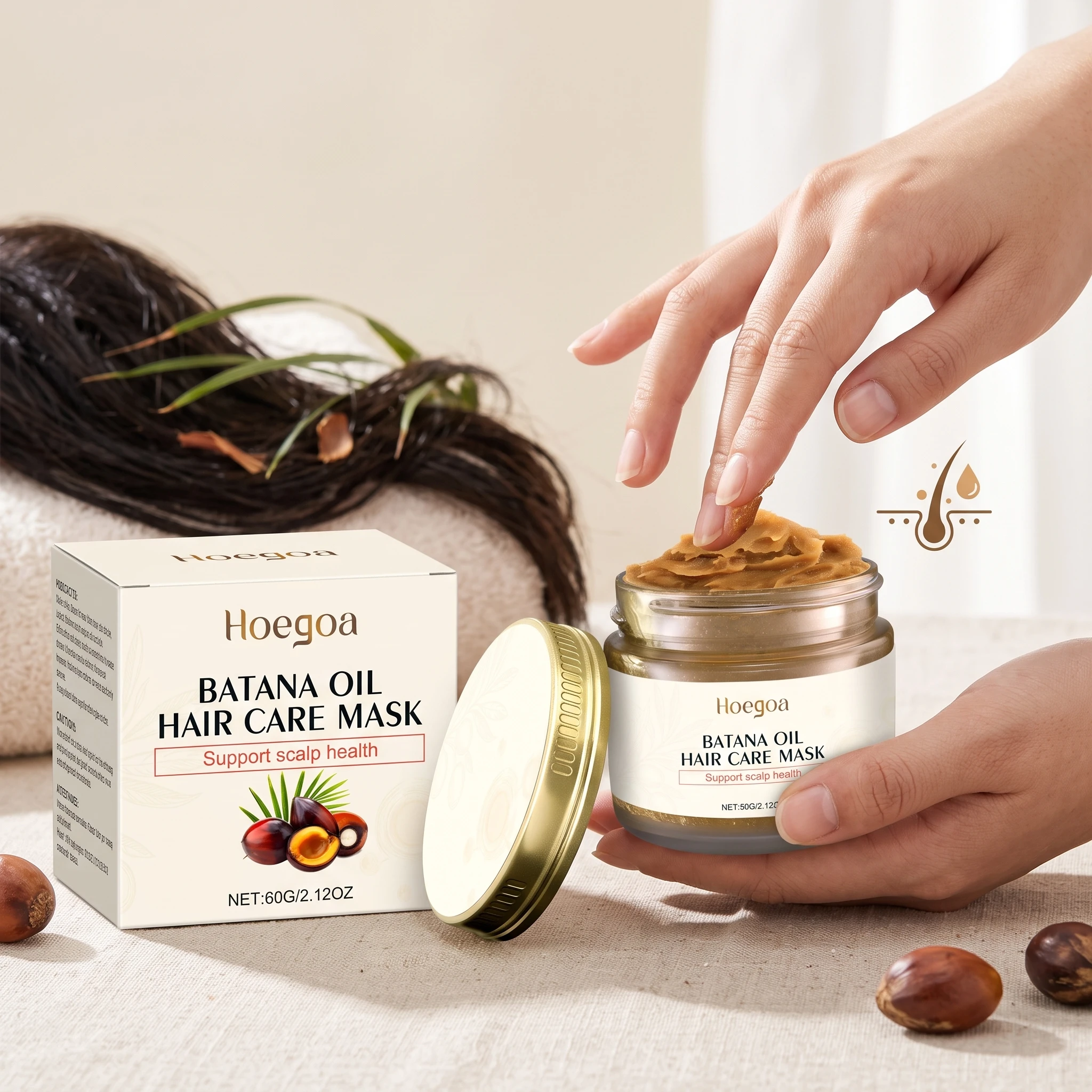 60G 바타나 오일 헤어 케어 마스크 딥 모이스춰라이징 - Hair Care Hair Mask 리뷰 및 가격
