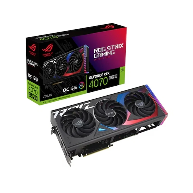 [Korea Official Product] ASUS ROG STRIX GeForce RTX 4070 SUPER O12G GAMING OC D6X 12GB INTEC & COMPANY VGA Graphics Card