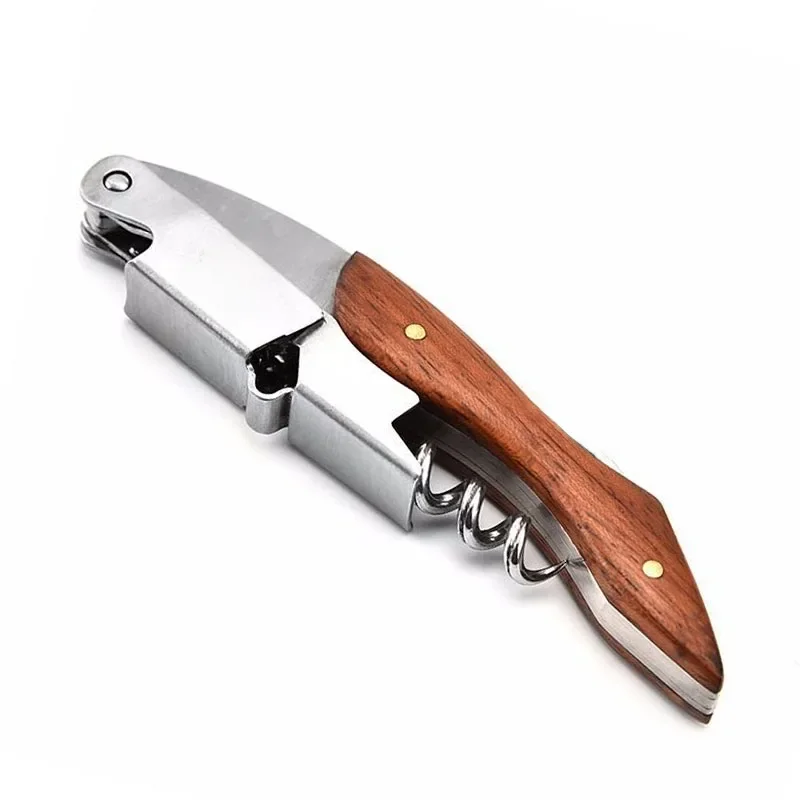 Profissional Garçons Corkscrew, Abridor de garrafas e cortador, Presente para amantes do vinho