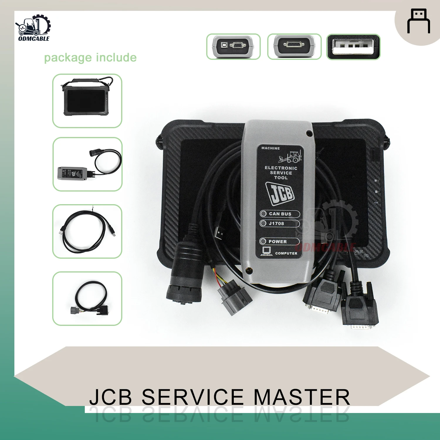 For Jcb Service Master Software 4 v1.73.3 Version +Jcb Spp Spare Parts Plus Truck Diagnostic Scanner + Xplore Tablet