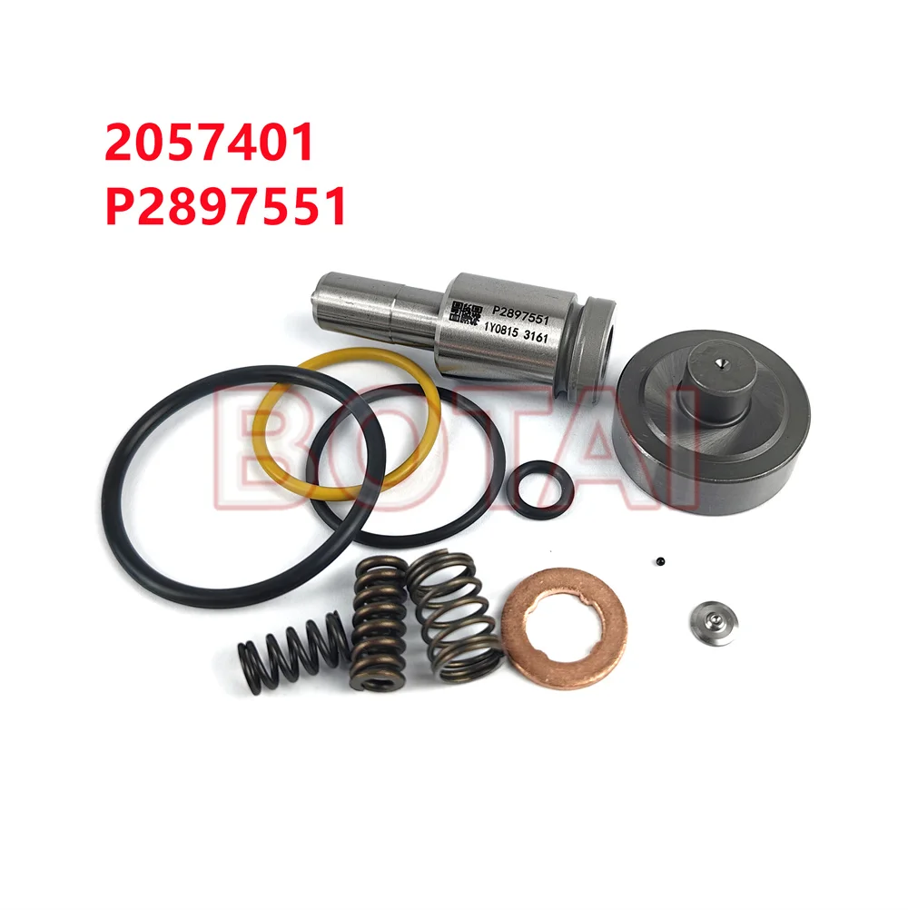 XPI 2057401 Injector Repair Kits With P2897551 Nozzle And 4984803 Control Valve For DC9 DC12 DC16 Engine 574423 1933612 2086663