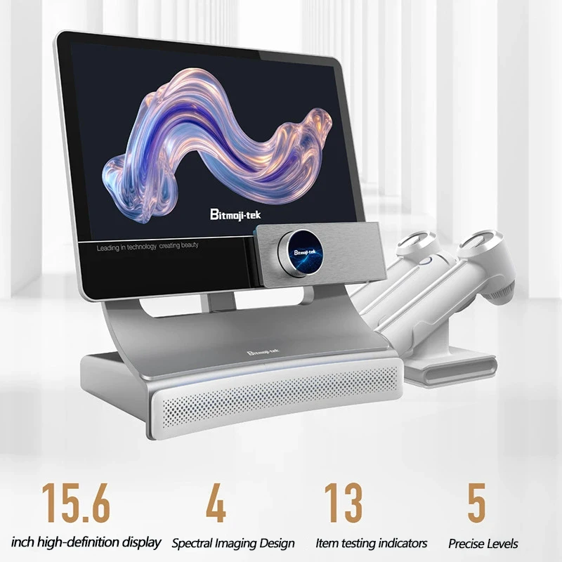 

Newly Launched T5 AI Smart Hair Scalp Analyzer With 3 Handles 16.5 Inch Screen For Real Time Monitoring 19 Language Versions