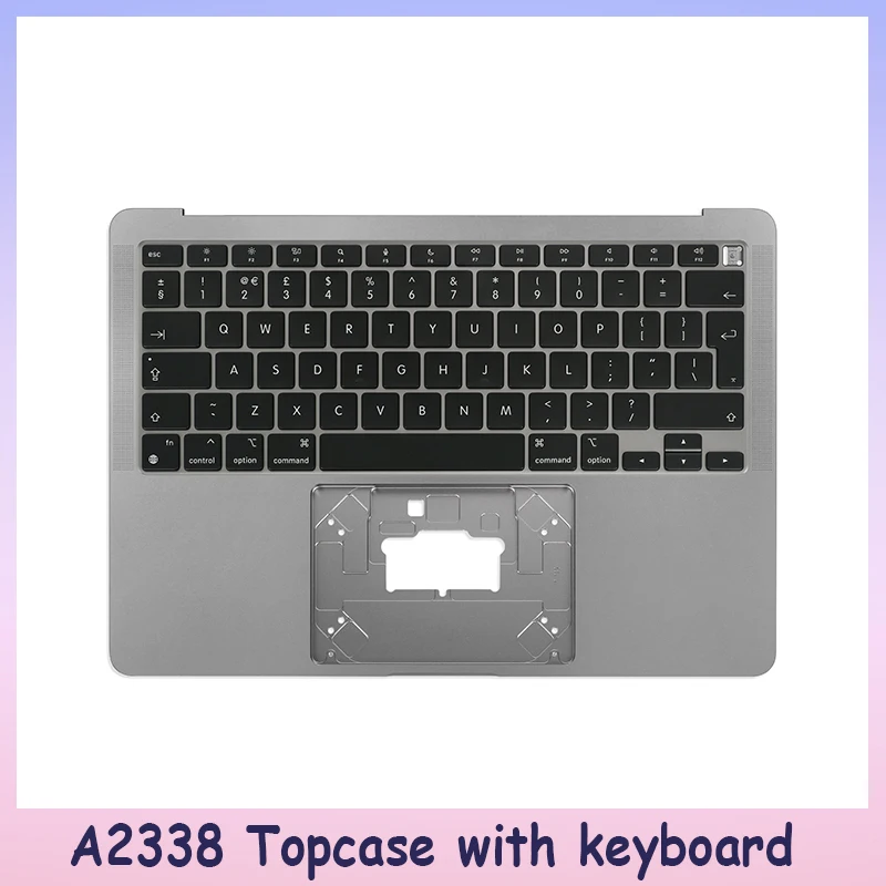 

2020 Year Topcase for Macbook Pro 13.3'' M1 A2338 PalmRest with US English UK Italian Spanish German France Keyboard & Backlight