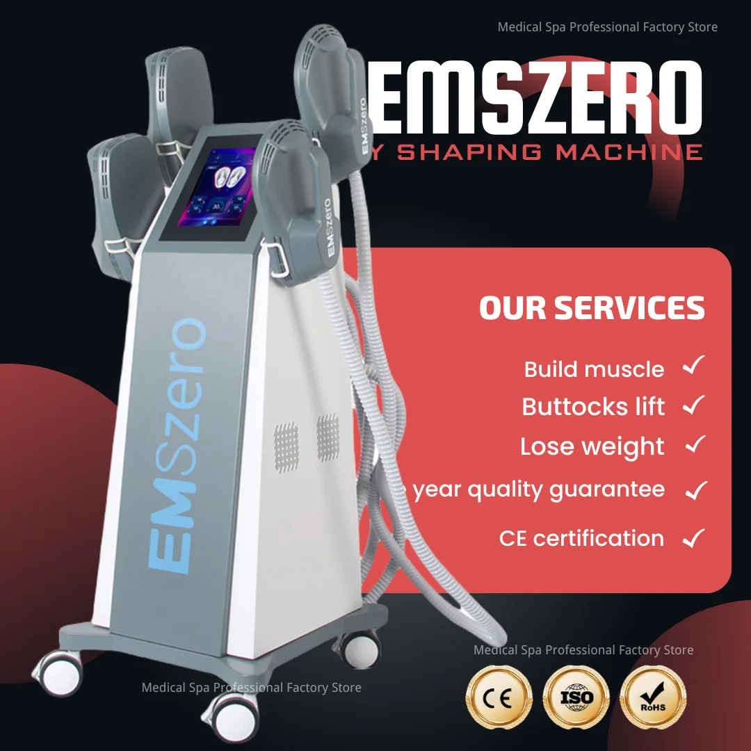 

2025 NEO RF HIEMT EMS Body Sculpt Machine Eletric Muscle Stimulator Fat Burner Weight Loss Butt Lifter And Shapers Body Care