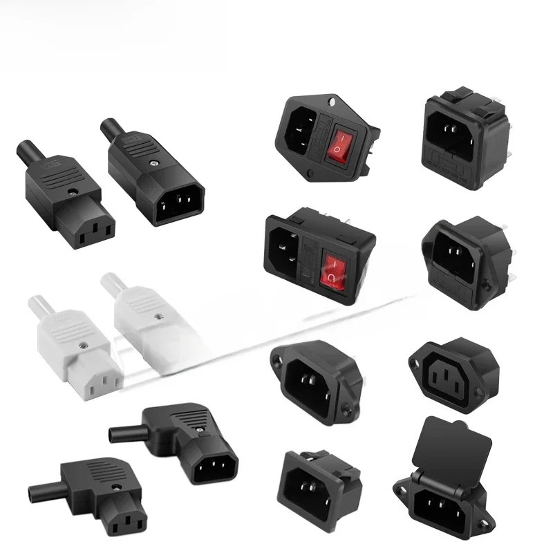 Kupfer CE IEC320 C13 C14 AC Power Panel Buchse PDU UPS Kabelmontage Stecker Elektrische Batterie
