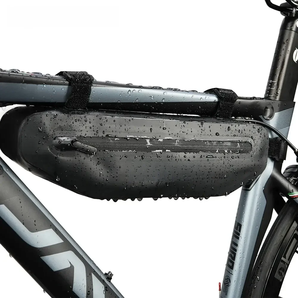 NEWBOLER Sacs De Vélo Vélo Top Tube Avant Cadre Sac Étanche VTT Route Triangle Pannier Dirtresistant Vélo Accessoires Sacs