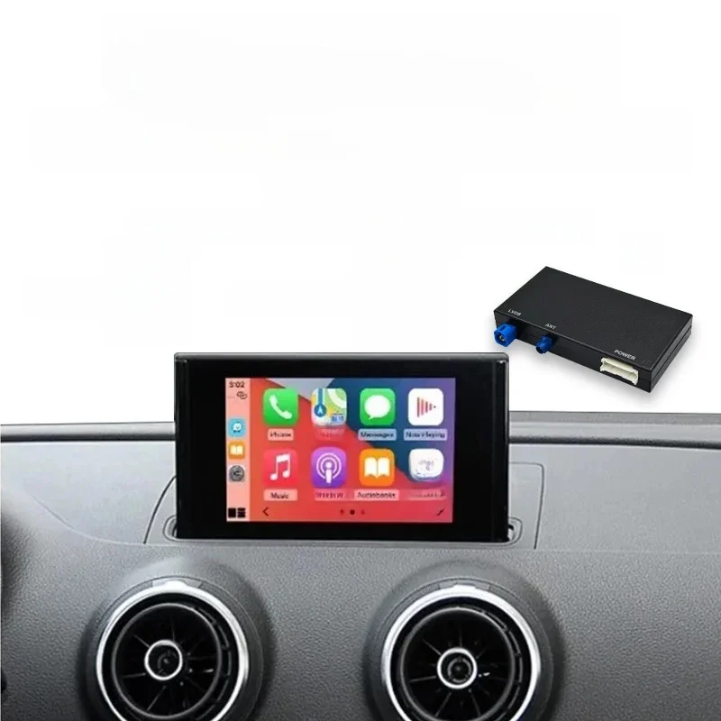Draadloze Carplay Android Auto Lossless Installatie Interface Voor Audi A3 A4 A5 Q2 Q5L Q7 2014-2018 Achteruitrijcamera auto Play Module - afbeelding 2