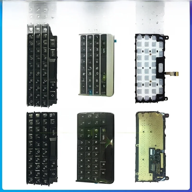 Klawiatura do BlackBerry Keytwo Key2 LE KeyOne DTEK70 Przycisk klawiatury z elastycznym kablem Części zamienne do telefonu Czarny Srebrny Test Top — zdjęcie 2