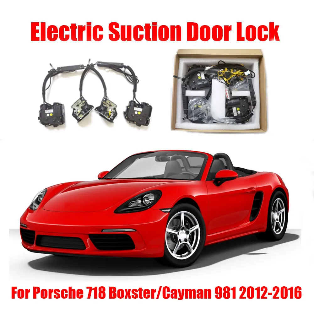 

For Porsche Boxster/ Cayman/718 Boxster 981 2012-2016 Car Electric Suction Door Power-assisted Closing Door Soft-close Function