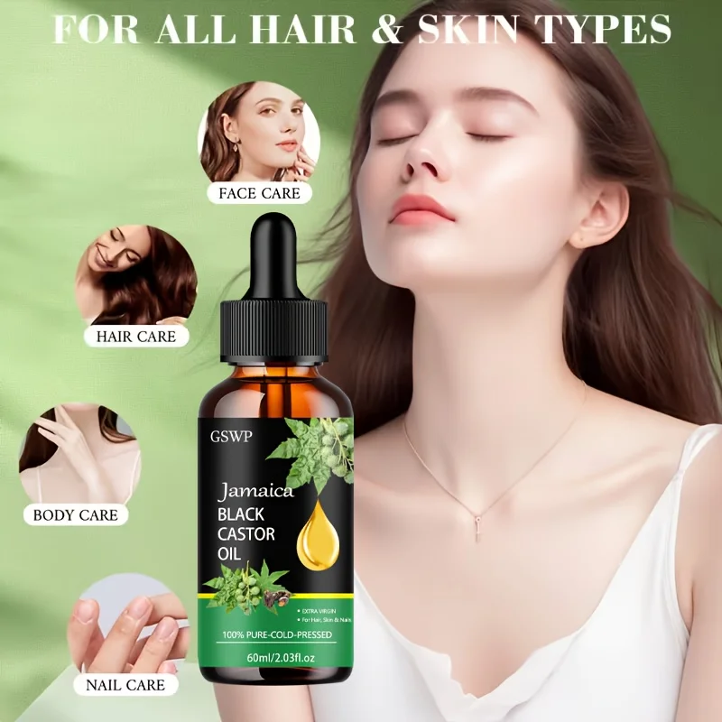 GSWP Jamaican Black Castor Oil Facial Skin Care, Massage, Hair Care, Nail Moisturizing, Aromatherapy Machine. 60ml / 120ml / 180 view 5
