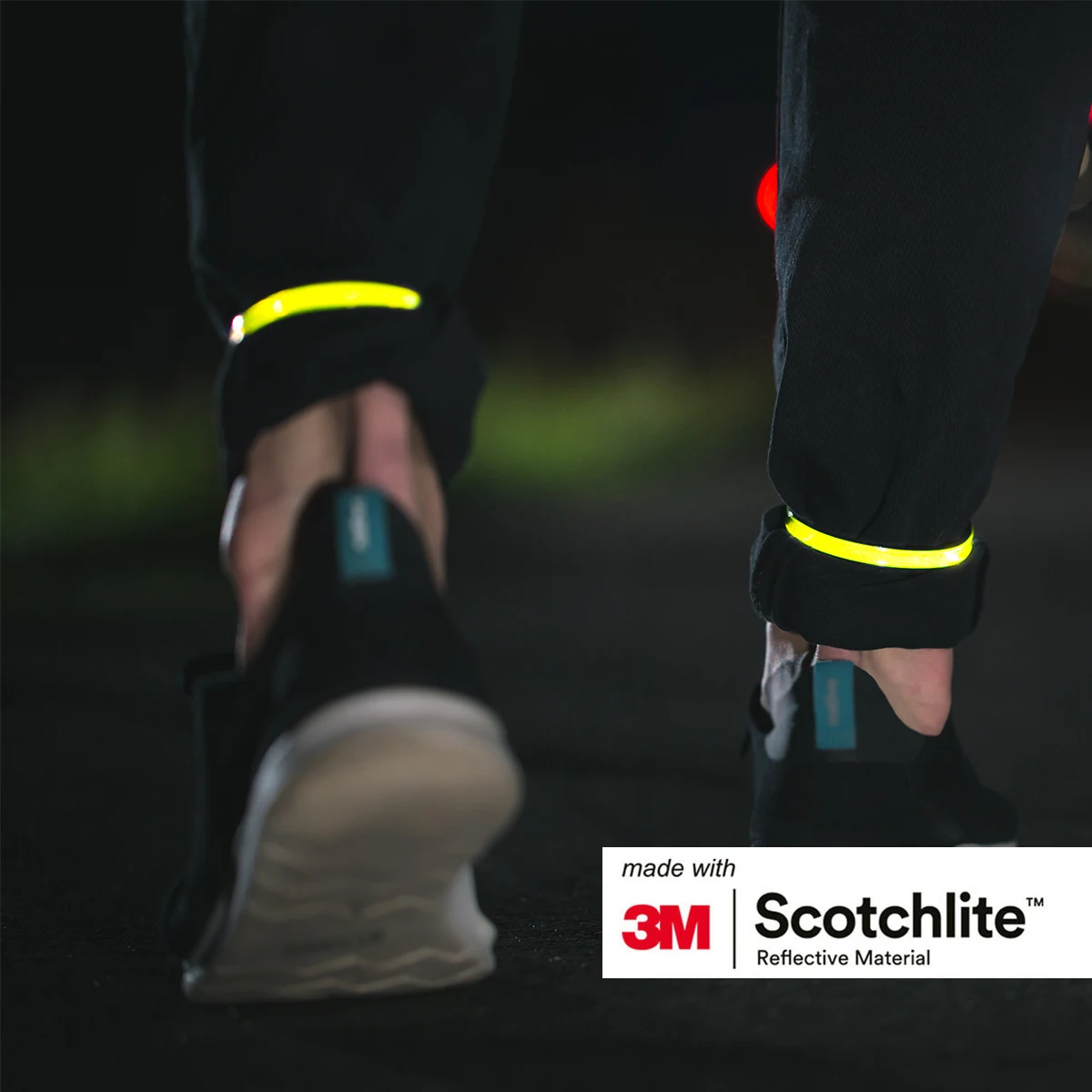 Salzmann Reflective Trouser Clips | Pack of 2 Hi-Vis Leg Bands | For Cycling  & Commuting | Made with 3M Scotchlite