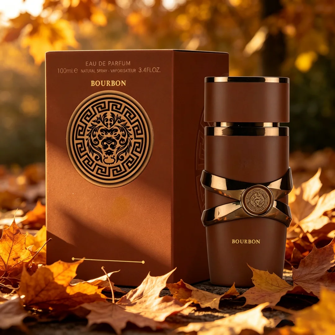 Perfume Masculino Asad Bourbon EDP 100ml Aroma Amadeirado Oriental Elegante Sofisticado Importado Alta Fixação Presente Ideal