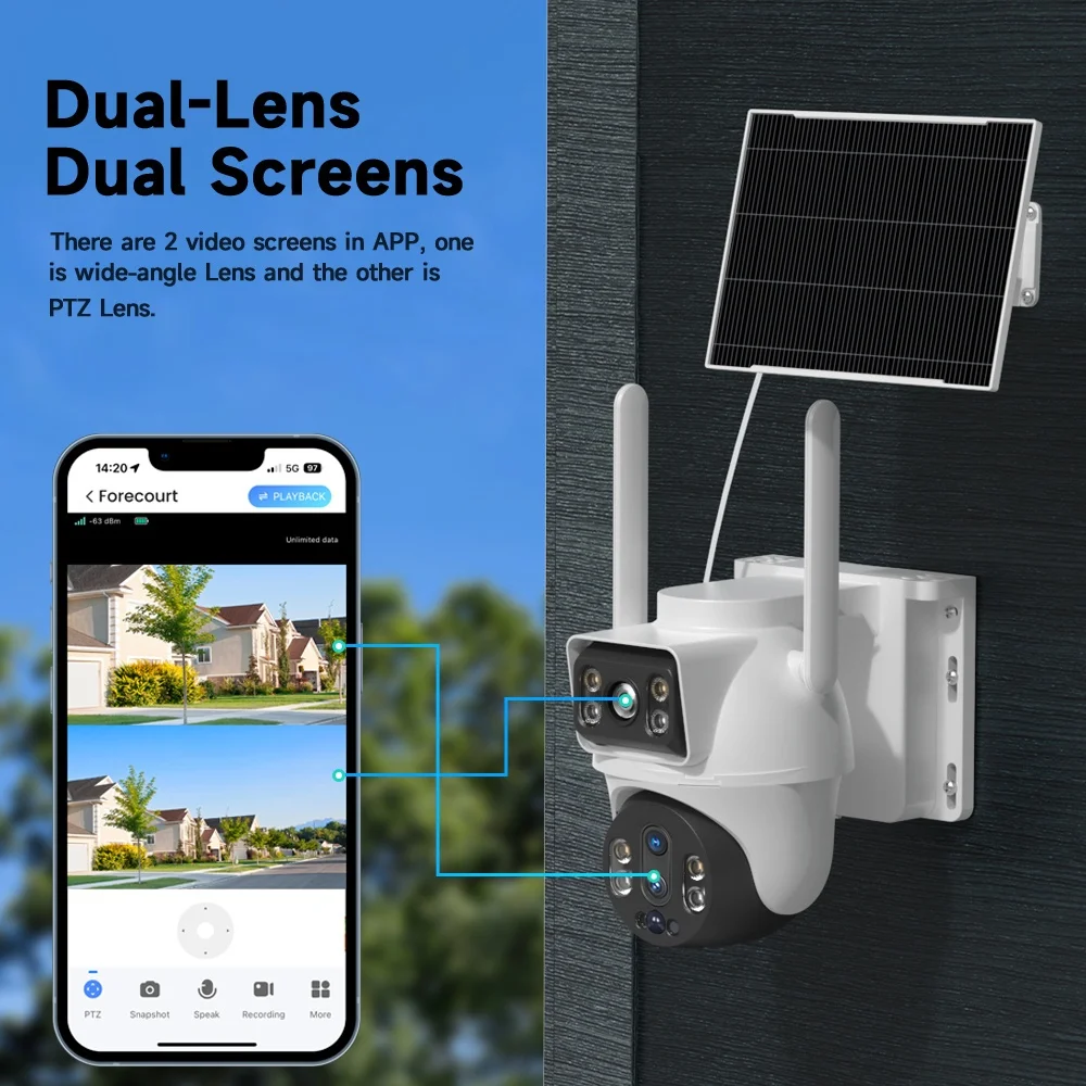 Cámara de Vigilancia Inalámbri - Home Security Cameras Wireless reseña y precio