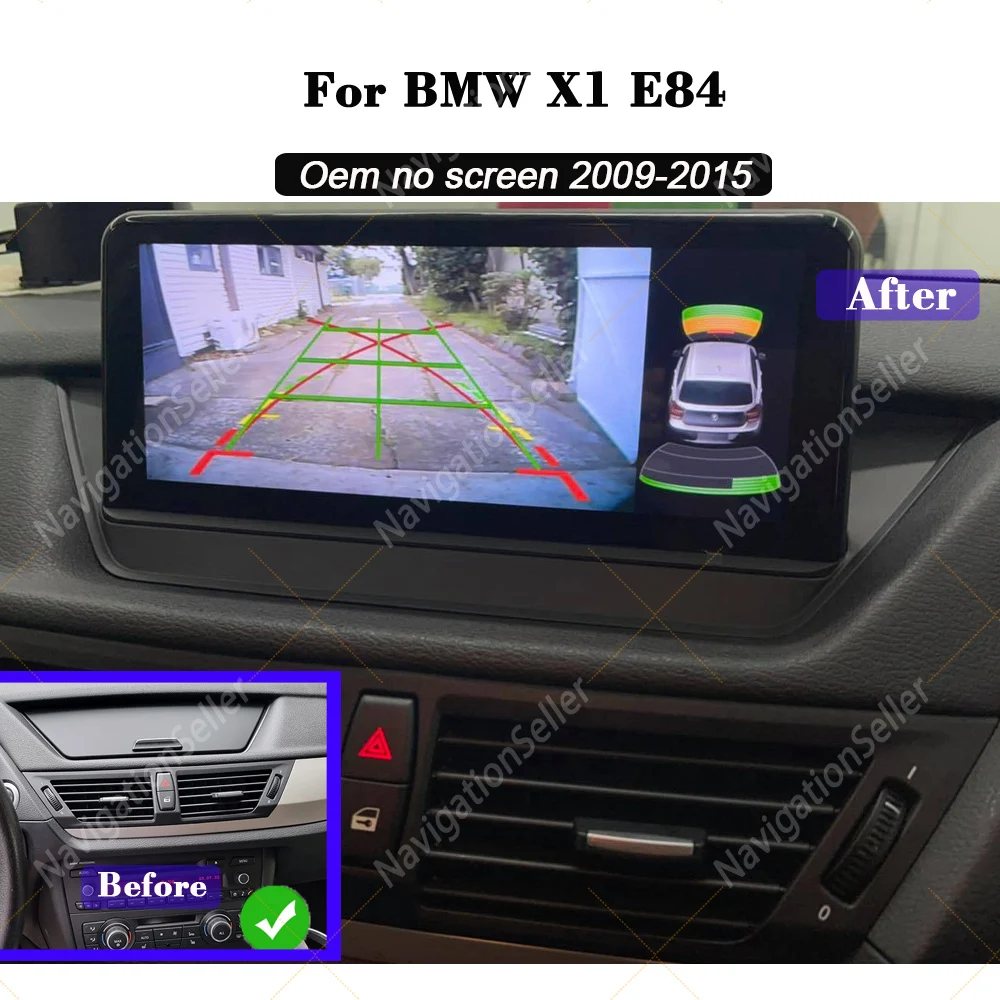 

Intelligent Car Radio Player for BMW X1 E84 2009-2015 Without Original Screen Carplay Android Auto DSP Stereo WiFi Android 15 BT