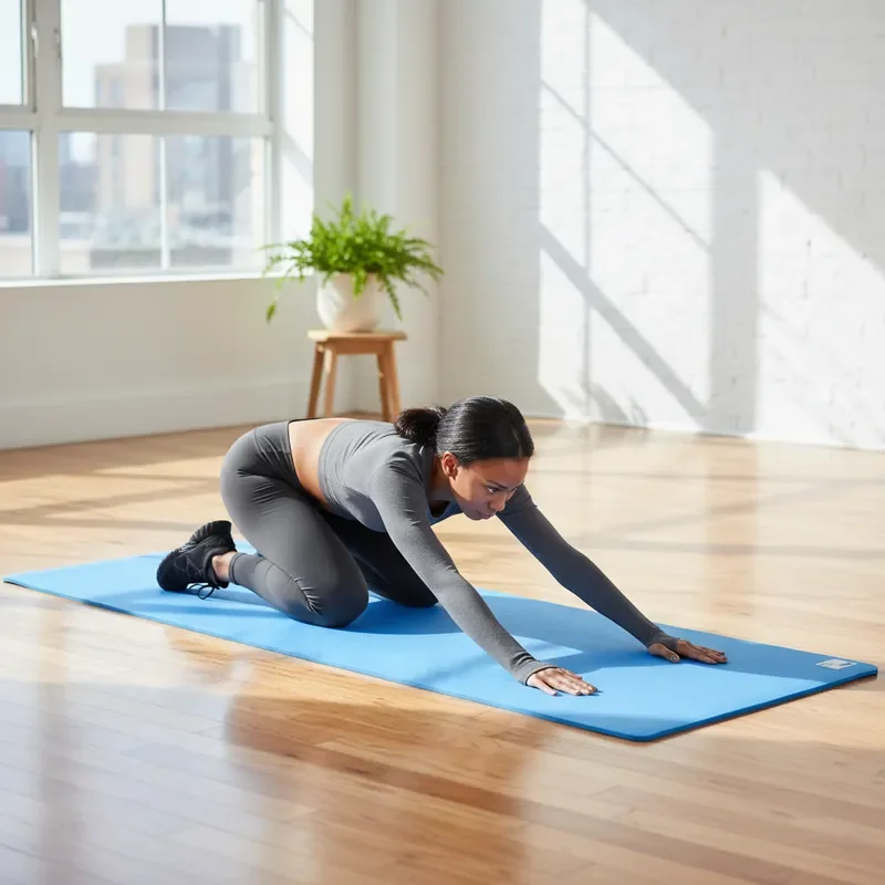 Tapete Yoga Pilates 4 mm Profesional Azul Cielo Antiderrapante  Yesh Market