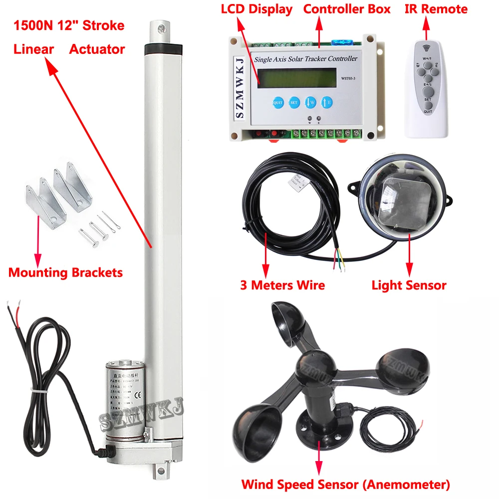 1000W KW Single Axis Solar Tracking Tracker 12\