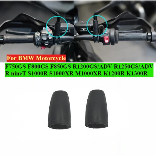 51167698437   Para Bmw F700gs F750gs F800gs F850gs R1200gs R1250gs Adv S1000R XR R NineT K1200r K1300r cubierta de goma para espejo retrovisor