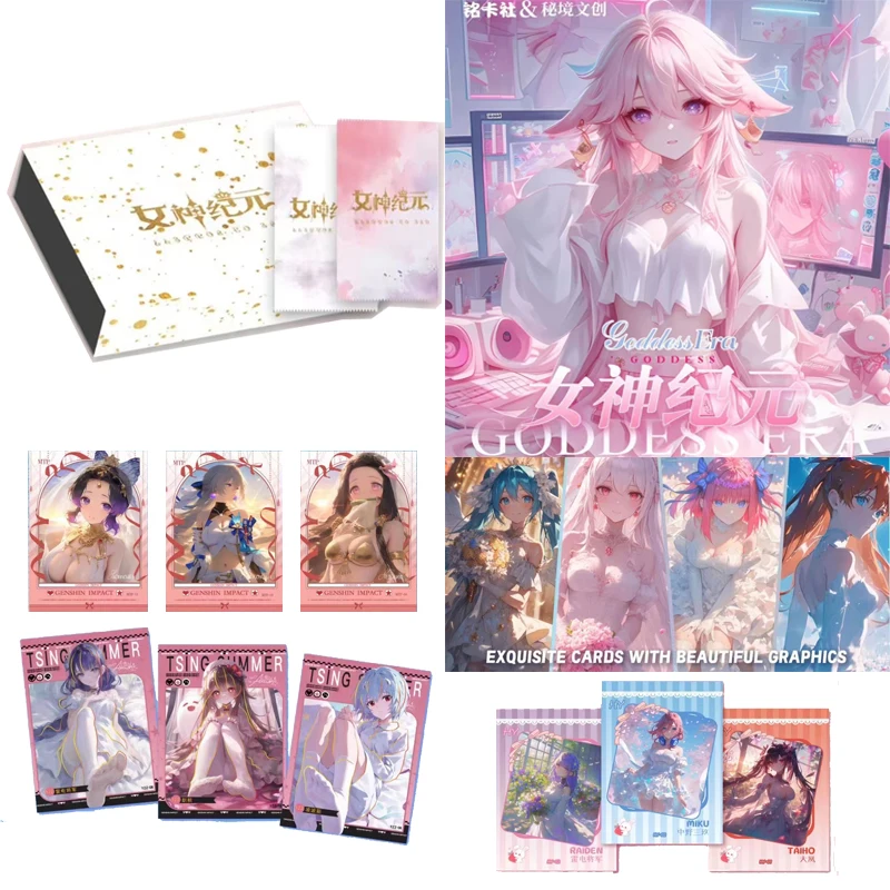 

Goddess Story Collection Cards Booster Box Goddess Era Mingka Society Secret Realm Cultural Creation Anime Table Playing Cards