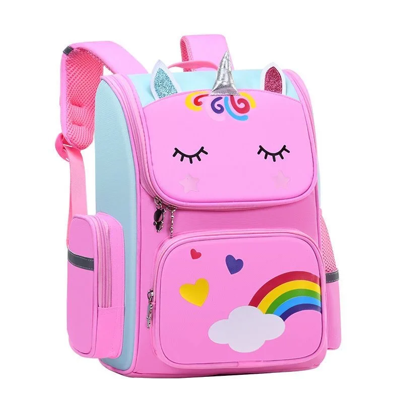 

Fengdong children school backpack cute cartoon school bags for girls primary girl backpack Elementary school student backpack