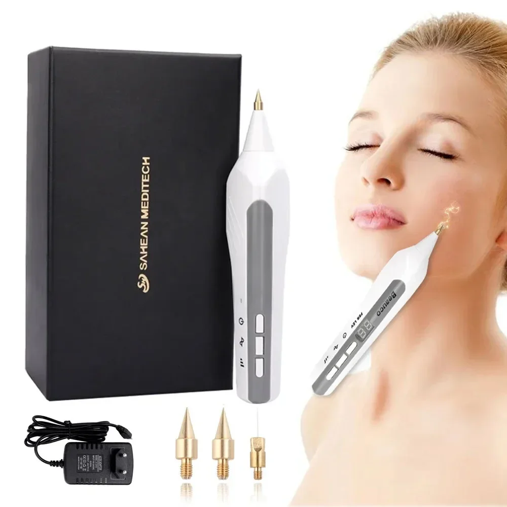 9-Stufen-LCD-Stift zum Entfernen dunkler Flecken, Sommersprossen, Falten, Maulwürfe, doppelte