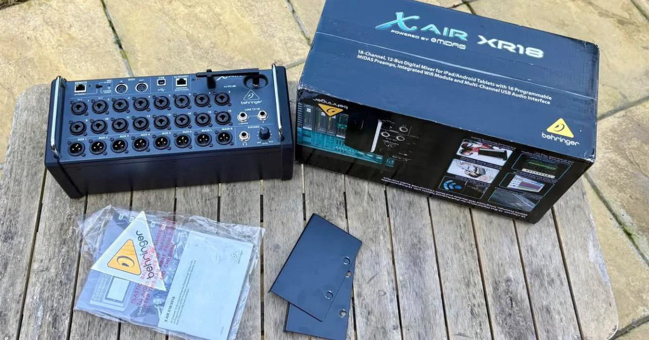 🎚️ للبيع: خلاط رقمي Behringer XR18 🎶 💰 السعر: 200 دولار 📦 الحالة: ممتازة | تم اختبارها بالكامل والعمل #1