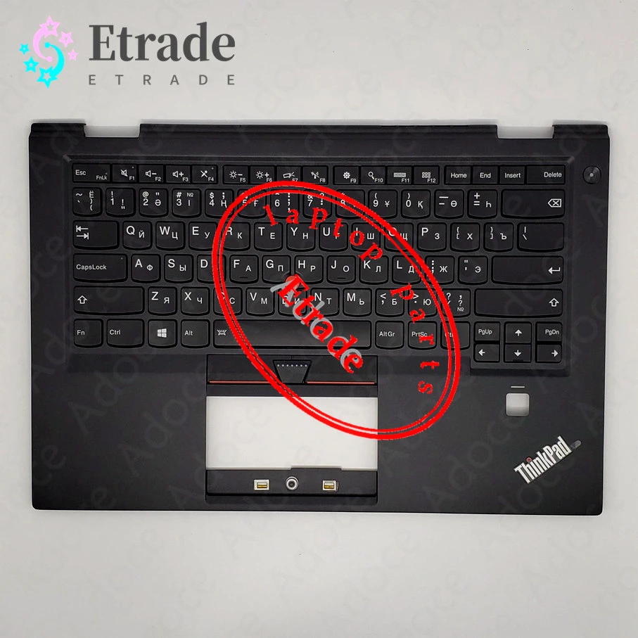 

New Original For Lenovo X1 Carbon X1C Series laptop Palmrest Upper Case Russian Keyboard 01AV189