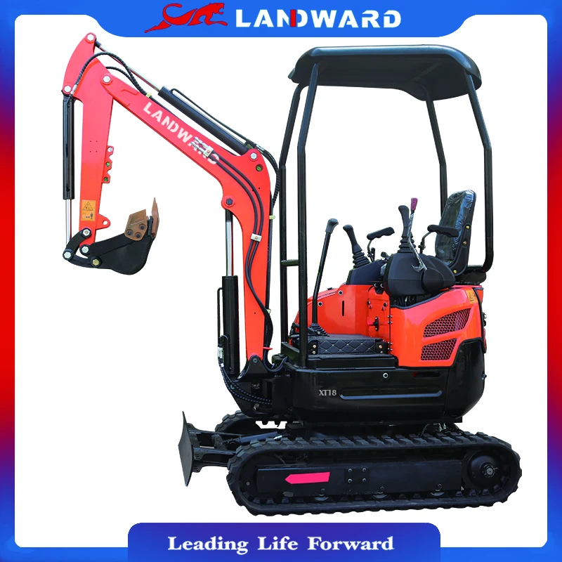 China Factory Customization LANDWORD high quality compact crawler 1ton 2 ton 3 ton 2000 kg small digger Mini Excavator for sale