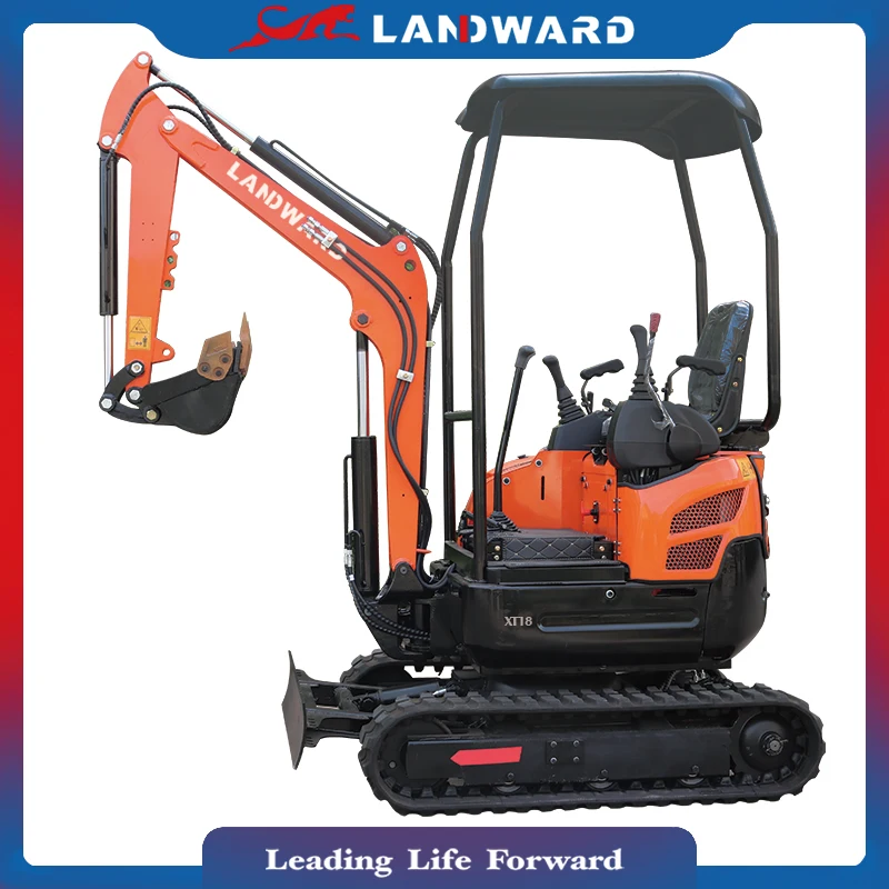 China Factory Customization LANDWORD high quality compact crawler 1ton 2 ton 3 ton 2000 kg small digger Mini Excavator for sale