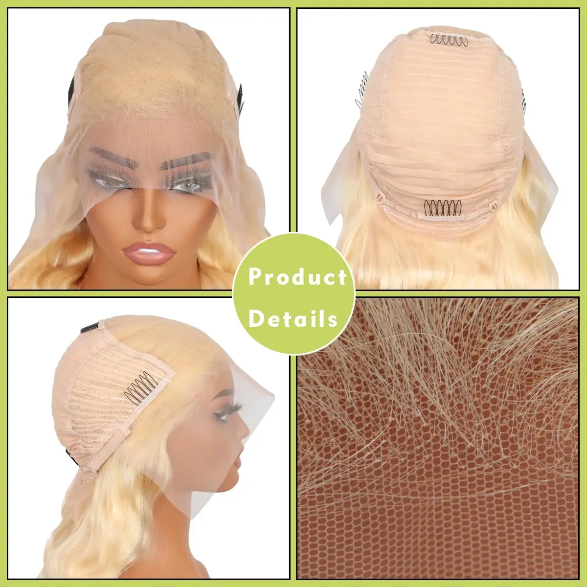 30 Inch 613 13x6 Lace Front Wig Human Hair 200 Density 613 Lace Front Wig Human Hair Straight Blonde Wig Human Hair Pre Plucked image 6