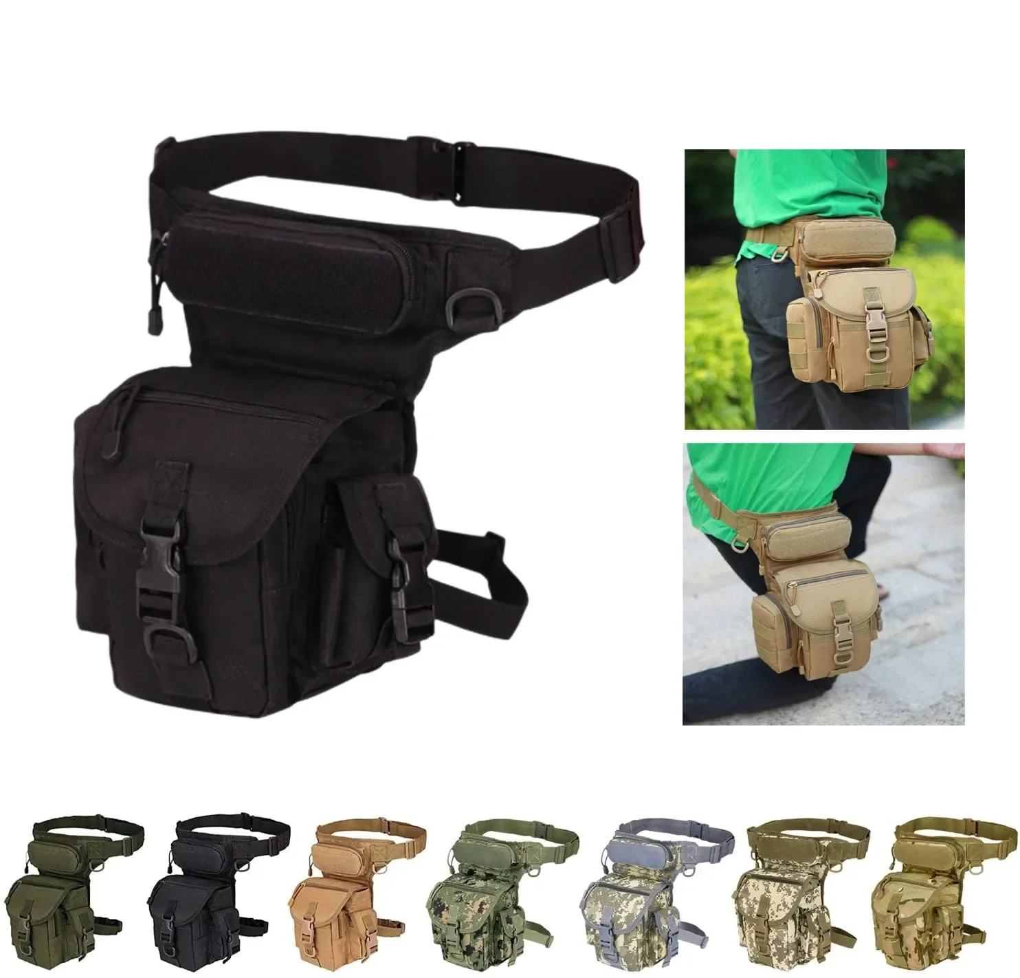 AliExpress Waist bag weapon tactical cycling leg bag men's waterproof and anti-fall practical thigh bag