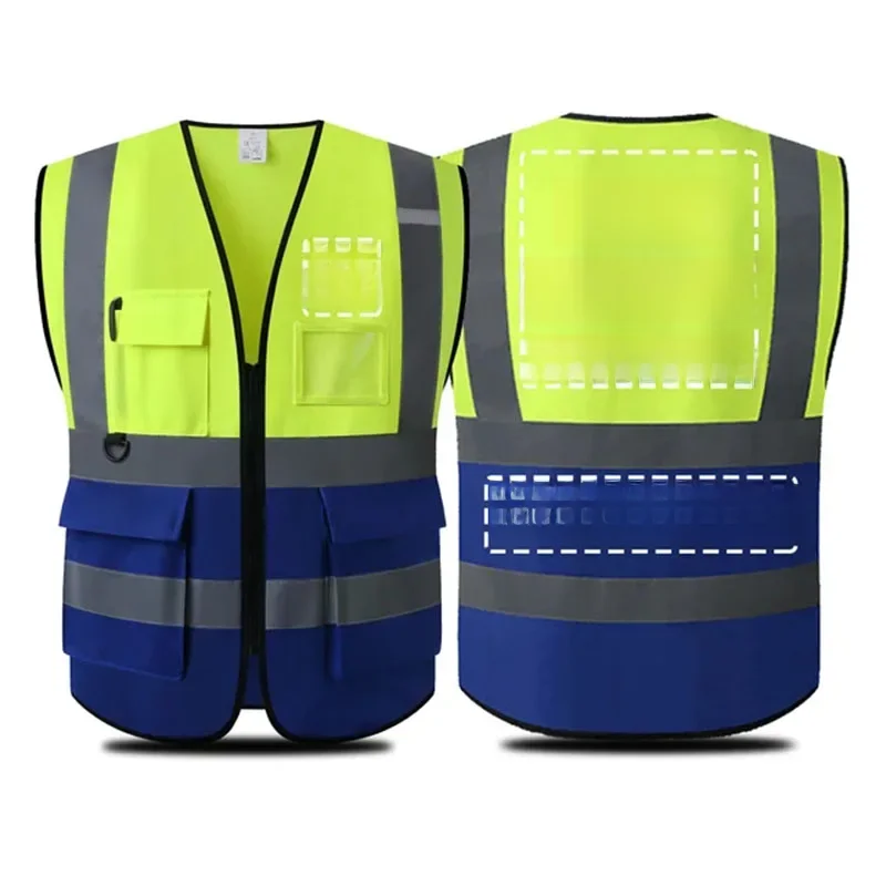 AliExpress High Visibility Reflective Safety Reflective Vest Personalized Customized Night Cycling Work Clothes